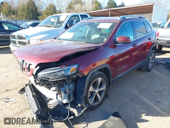 2019 Jeep Cherokee Limited with VIN 1C4PJLDB5KD185344, listed as a IAAI auction lot 41337442 with 88,878 mi miles and . Bid and sale history available at DreamBid. Image 2.