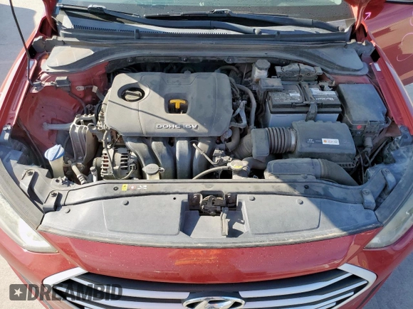 2017 Hyundai Elantra SE with VIN KMHD84LF4HU178396, listed as a Copart auction lot 62370105 with 92,846 mi miles and Salvage title. Bid and sale history available at DreamBid. Image 11.
