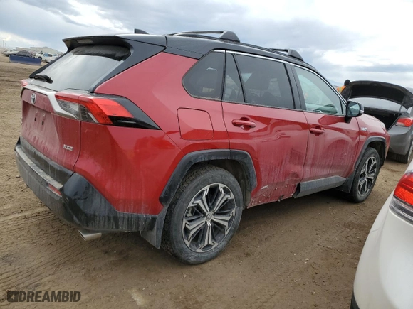 2022 Toyota RAV4 Prime XSE with VIN JTMFB3FV7ND091681, listed as a Copart auction lot 45671395 with NaN miles and Salvage Title. Bid and sale history available at carsss.com. Image 3.