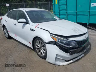 2017 Kia Optima LX with VIN 5XXGT4L37HG121945, listed as a IAAI auction lot 42496375 with 111,964 mi miles and . Bid and sale history available at DreamBid. Image 1.