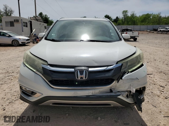 2015 Honda CR-V EX-L with VIN 5J6RM4H75FL109091, listed as a Copart auction lot 52685105 with 153,571 mi miles and Salvage Title. Bid and sale history available at carsss.com. Image 5.