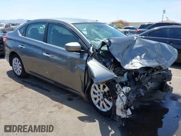 2015 Nissan Sentra S with VIN 3N1AB7AP1FY376307, listed as a IAAI auction lot 41986455 with 81,479 mi miles. Bid and sale history available at carsss.com. Image 1.