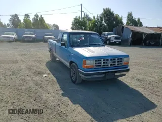 1992 Ford Ranger with VIN 1FTCR14X9NPA40821, listed as a Copart auction lot 53083745 with 63,198 mi miles and Salvage title. Bid and sale history available at DreamBid. Image 11.