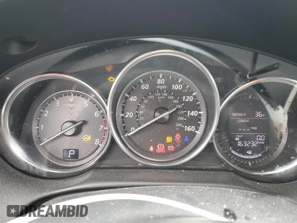 2013 Mazda CX-5 Grand Touring with VIN JM3KE2DE3D0126958, listed as a Copart auction lot 46525615 with 163,232 mi miles and Salvage Title. Bid and sale history available at carsss.com. Image 9.