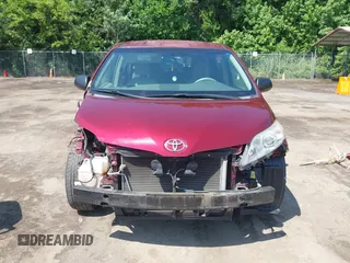 2012 Toyota Sienna with VIN 5TDZK3DC2CS193258, listed as a IAAI auction lot 42550843 with 158,761 mi miles and . Bid and sale history available at DreamBid. Image 13.