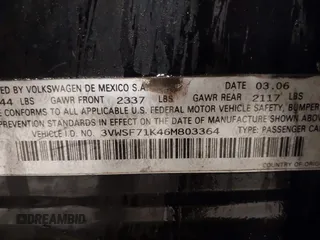 2006 Volkswagen Jetta 2.5L с VIN 3VWSF71K46M803364, выставлен на аукционе IAAI как лот 42095403 с пробегом 140 573 миль миль и . История ставок и продаж доступна на DreamBid. Изображение 9.