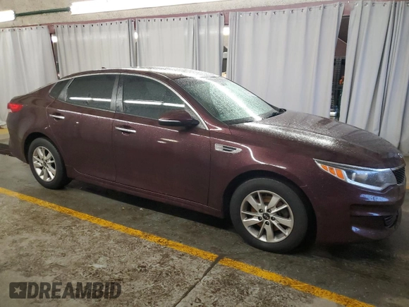 2018 Kia Optima LX with VIN 5XXGT4L31JG188692, listed as a Copart auction lot 43535805 with 83,840 mi miles and Clean Title. Bid and sale history available at carsss.com. Image 4.