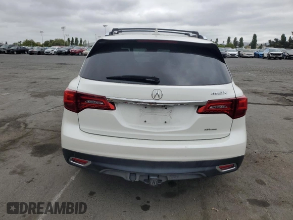 2015 Acura MDX Technology with VIN 5FRYD4H41FB019283, listed as a Copart auction lot 54602125 with 139,322 mi miles and Salvage title. Bid and sale history available at DreamBid. Image 6.