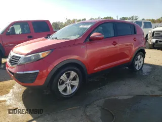 2012 Kia Sportage LX with VIN KNDPBCA25C7280472, listed as a Copart auction lot 74087124 with 108,407 mi miles and Salvage Title. Bid and sale history available at DreamBid. Image 1.