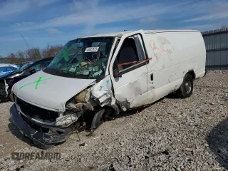 2006 Ford Econoline Cargo with VIN 1FTSS34L06HB15720, listed as a Copart auction lot 44427575 with Not Provided miles and Salvage Title. Bid and sale history available at DreamBid. Image 1.