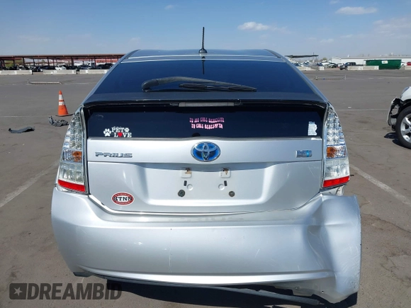 2010 Toyota Prius II with VIN JTDKN3DU4A0203094, listed as a IAAI auction lot 41742101 with 201,607 mi miles. Bid and sale history available at carsss.com. Image 16.