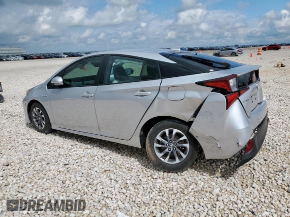 2019 Toyota Prius L Eco z VIN JTDKARFU1K3087896, wystawiony jako Copart lot #58654995 z przebiegiem 41 603 mil mil oraz Szkoda całkowita • Salvage title. Historia ofert i sprzedaży dostępna na DreamBid. Obrazek 2.