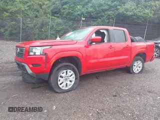 2023 Nissan Frontier SV with VIN 1N6ED1EK5PN656523, listed as a IAAI auction lot 42341035 with 38,653 mi miles and . Bid and sale history available at DreamBid. Image 2.