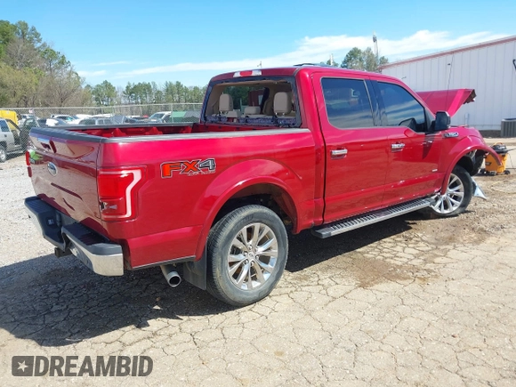 2015 Ford F-150 XLT with VIN 1FTEW1EGXFKE72820, listed as a IAAI auction lot 41807621 with Not provided miles and . Bid and sale history available at DreamBid. Image 4.