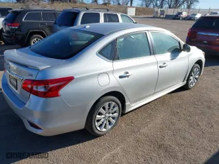 2017 Nissan Sentra SV with VIN 3N1AB7AP6HY216099, listed as a IAAI auction lot 41815747 with 83,707 mi miles. Bid and sale history available at carsss.com. Image 4.