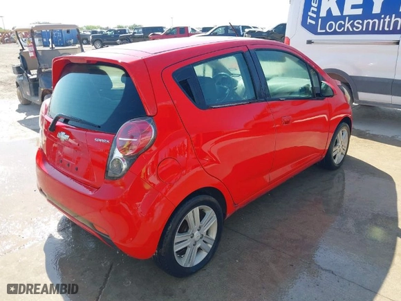 2014 Chevrolet Spark LT with VIN KL8CD6S9XEC559330, listed as a IAAI auction lot 42013533 with 94,009 mi miles. Bid and sale history available at carsss.com. Image 4.