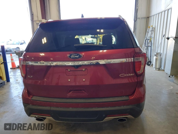 2018 Ford Explorer XLT with VIN 1FM5K7D87JGA12479, listed as a Copart auction lot 50149405 with Not Provided miles and Clean Title. Bid and sale history available at DreamBid. Image 6.