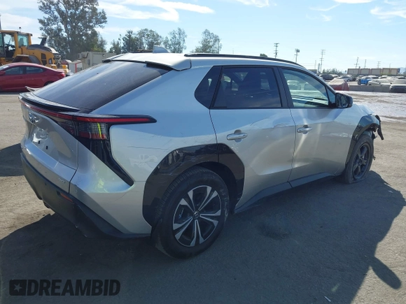 2024 Toyota bZ4X XLE with VIN JTMABACA7RA079957, listed as a IAAI auction lot 40566017 with 231 mi miles and . Bid and sale history available at DreamBid. Image 4.