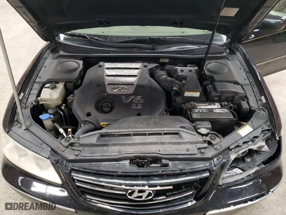 2006 Hyundai Azera SE with VIN KMHFC46F56A130424, listed as a Copart auction lot 53568095 with 183,797 mi miles and Salvage Title. Bid and sale history available at carsss.com. Image 13.