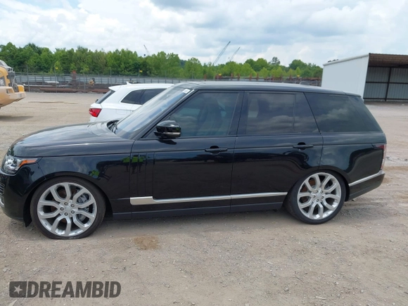 2017 Land Rover Range Rover HSE with VIN SALGS2FV0HA325883, listed as a IAAI auction lot 42644421 with 53,857 mi miles and . Bid and sale history available at DreamBid. Image 14.