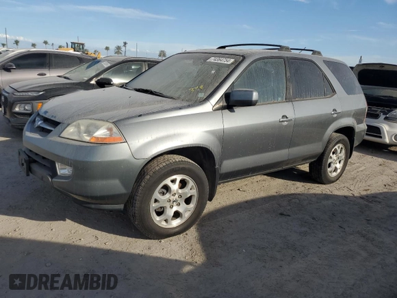 2002 Acura MDX Touring Pkg with VIN 2HNYD18642H509636, listed as a Copart auction lot 74364754 with 0 mi miles and Non Repairable. Bid and sale history available at carsss.com. Image 1.