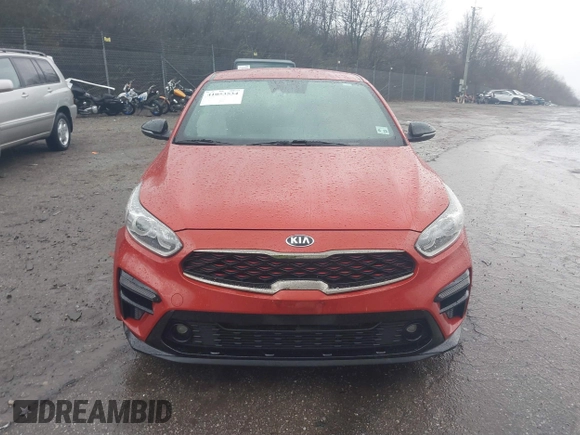 2020 Kia Forte GT-Line with VIN 3KPF34AD0LE224374, listed as a IAAI auction lot 41053534 with 51,441 mi miles. Bid and sale history available at carsss.com. Image 13.