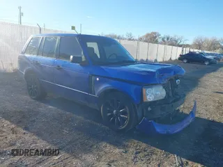 2008 Land Rover Range Rover with VIN SALMH13438A273608, listed as a IAAI auction lot 40869106 with 189,602 mi miles and . Bid and sale history available at DreamBid. Image 1.