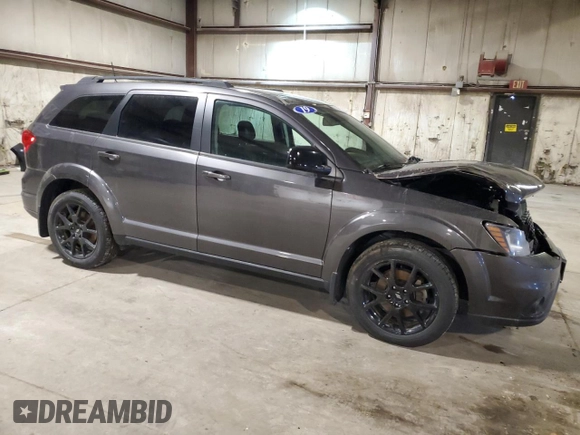 2019 Dodge Journey GT with VIN 3C4PDDEG6KT834845, listed as a Copart auction lot 49574845 with 61,545 mi miles and Salvage Title. Bid and sale history available at DreamBid. Image 4.