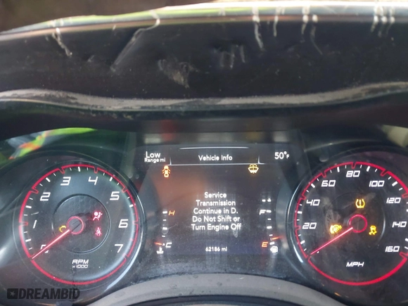 2018 Dodge Charger Daytona with VIN 2C3CDXCT2JH142562, listed as a IAAI auction lot 41650501 with 62,186 mi miles. Bid and sale history available at carsss.com. Image 7.