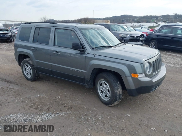 2012 Jeep Patriot Sport with VIN 1C4NJRBB1CD621282, listed as a IAAI auction lot 42005917 with 54,023 mi miles. Bid and sale history available at carsss.com. Image 1.