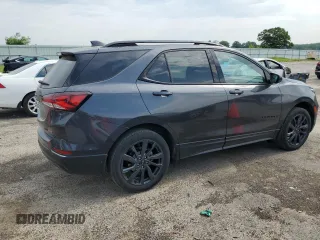 2023 Chevrolet Equinox RS z VIN 3GNAXWEG6PS156482, wystawiony jako Copart lot #59877795 z przebiegiem 64 924 mil mil oraz Szkoda całkowita • Salvage title. Historia ofert i sprzedaży dostępna na DreamBid. Obrazek 3.