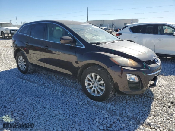 2012 Mazda CX-7 i SV with VIN JM3ER2A50C0420886, listed as a Copart auction lot 42616725 with 184,641 mi miles and Salvage Title. Bid and sale history available at carsss.com. Image 4.