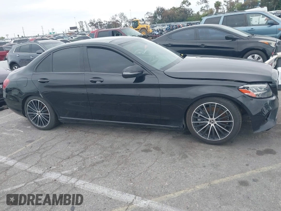2020 Mercedes-Benz C 300 with VIN W1KWF8DB4LR594133, listed as a IAAI auction lot 42180805 with 43,437 mi miles and . Bid and sale history available at carsss.com. Image 13.