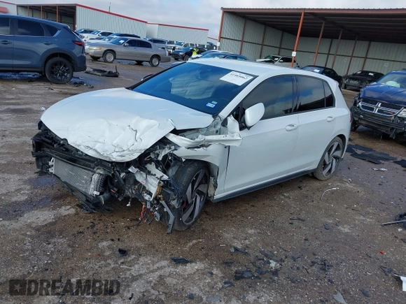 2024 Volkswagen Golf GTI S with VIN WVWGA7CD6RW137246, listed as a IAAI auction lot 41465062 with 3,268 mi miles. Bid and sale history available at carsss.com. Image 18.