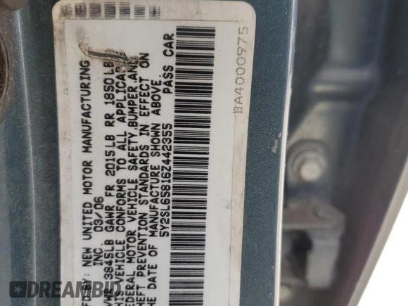 2006 Pontiac Vibe with VIN 5Y2SL65816Z442355, listed as a Copart auction lot 81167764 with 212,385 mi miles and Salvage Title. Bid and sale history available at carsss.com. Image 15.