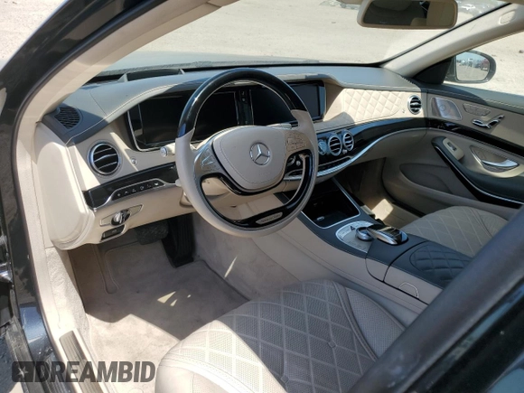 2016 Mercedes-Benz S with VIN WDDUX7GB6GA247398, listed as a Copart auction lot 52776565 with Not Provided miles and Salvage Title. Bid and sale history available at DreamBid. Image 8.