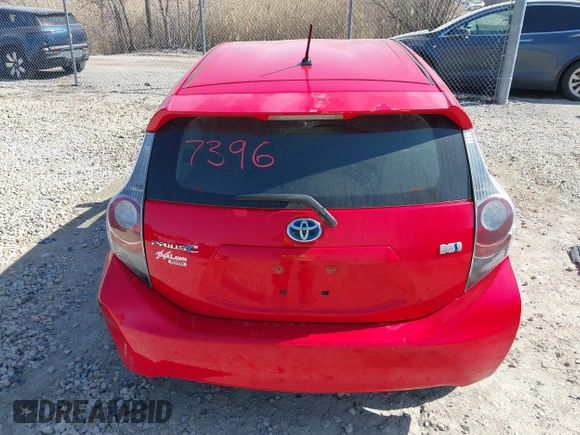 2013 Toyota Prius One with VIN JTDKDTB33D1047674, listed as a IAAI auction lot 41797396 with 114,485 mi miles. Bid and sale history available at carsss.com. Image 16.