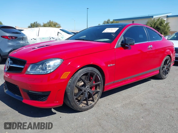 2015 Mercedes-Benz C-Class C 63 AMG with VIN WDDGJ7HB8FG357314, listed as a IAAI auction lot 41828192 with 40,947 mi miles. Bid and sale history available at carsss.com. Image 19.