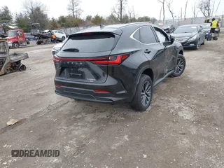 2025 Lexus NX 350h Premium with VIN 2T2GKCEZ6SC039679, listed as a IAAI auction lot 41318185 with 1,782 mi miles and . Bid and sale history available at DreamBid. Image 4.