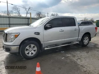 2017 Nissan Titan SV with VIN 1N6AA1EJ3HN561510, listed as a Copart auction lot 50645125 with 60,730 mi miles and Salvage Title. Bid and sale history available at DreamBid. Image 1.