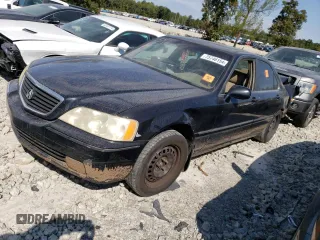 2002 Acura RL with VIN JH4KA96512C014342, listed as a Copart auction lot 75746154 with 0 mi miles and Salvage Title. Bid and sale history available at carsss.com. Image 1.