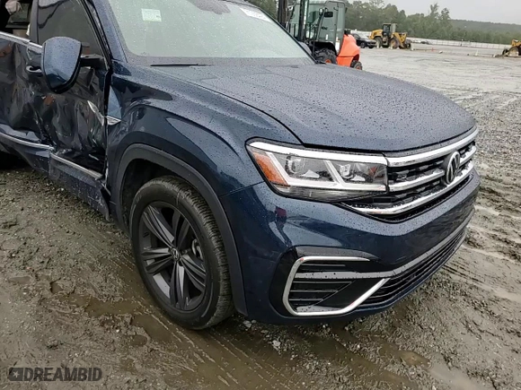 2020 Volkswagen Atlas Cross Sport 3.6L V6 SE w/Technology with VIN 1V2YE2CA1LC226165, listed as a Copart auction lot 71938424 with 78,950 mi miles and Salvage Title. Bid and sale history available at carsss.com. Image 10.