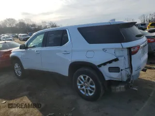 2021 Chevrolet Traverse LS with VIN 1GNERFKW2MJ114492, listed as a Copart auction lot 42866124 with 40,936 mi miles. Bid and sale history available at carsss.com. Image 2.