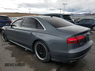 2016 Audi A8 Sport with VIN WAU43AFD1GN019272, listed as a Copart auction lot 45427105 with 91,341 mi miles and Salvage title. Bid and sale history available at DreamBid. Image 2.