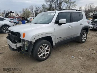 2015 Jeep Renegade Latitude with VIN ZACCJBBTXFPC03994, listed as a Copart auction lot 50682175 with 114,954 mi miles and Salvage Title. Bid and sale history available at carsss.com. Image 1.