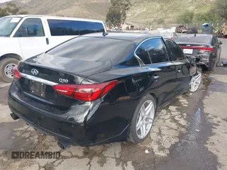 2023 Infiniti Q50 Luxe with VIN JN1EV7BP7PM511298, listed as a IAAI auction lot 41702893 with 29,908 mi miles and . Bid and sale history available at DreamBid. Image 4.