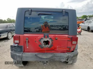 2008 Jeep Wrangler X with VIN 1J4FA24188L503687, listed as a Copart auction lot 61810715 with 117,489 mi miles and Salvage title. Bid and sale history available at DreamBid. Image 6.