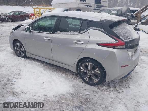 2021 Nissan LEAF SV with VIN 1N4AZ1CVXMC557032, listed as a IAAI auction lot 41544646 with 23,918 mi miles and . Bid and sale history available at DreamBid. Image 3.