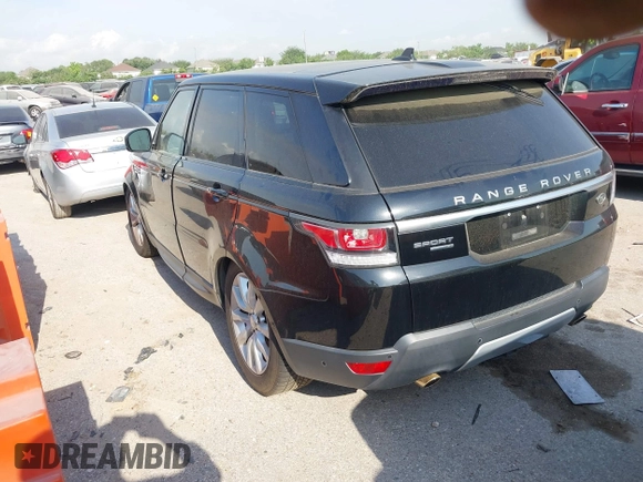 2015 Land Rover Range Rover Sport HSE with VIN SALWR2VF4FA539158, listed as a IAAI auction lot 42050217 with 59,826 mi miles. Bid and sale history available at carsss.com. Image 3.