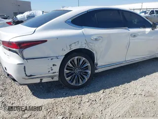 2018 Lexus LS with VIN JTHC51FF0J5001992, listed as a IAAI auction lot 41785989 with 53,957 mi miles. Bid and sale history available at carsss.com. Image 6.
